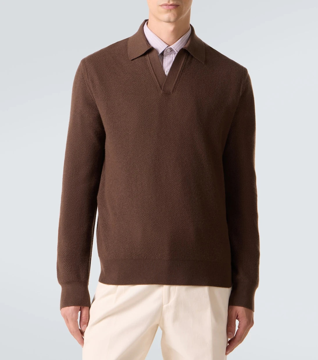 Zegna - Cashmere half-zip sweater