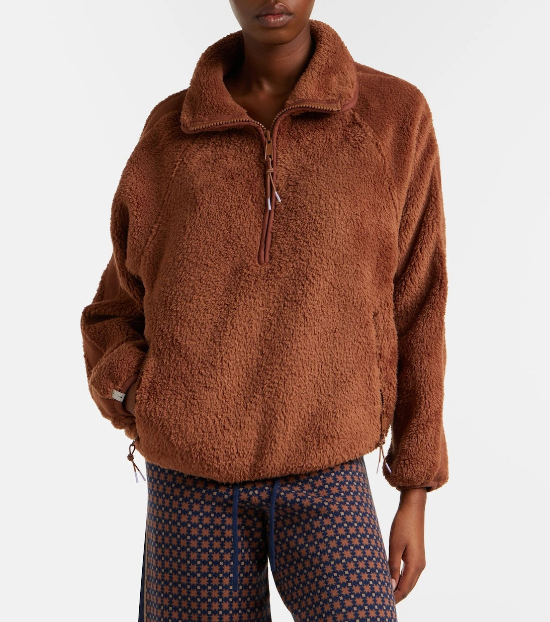 The Upside - Harlow fleece half-zip sweatshirt