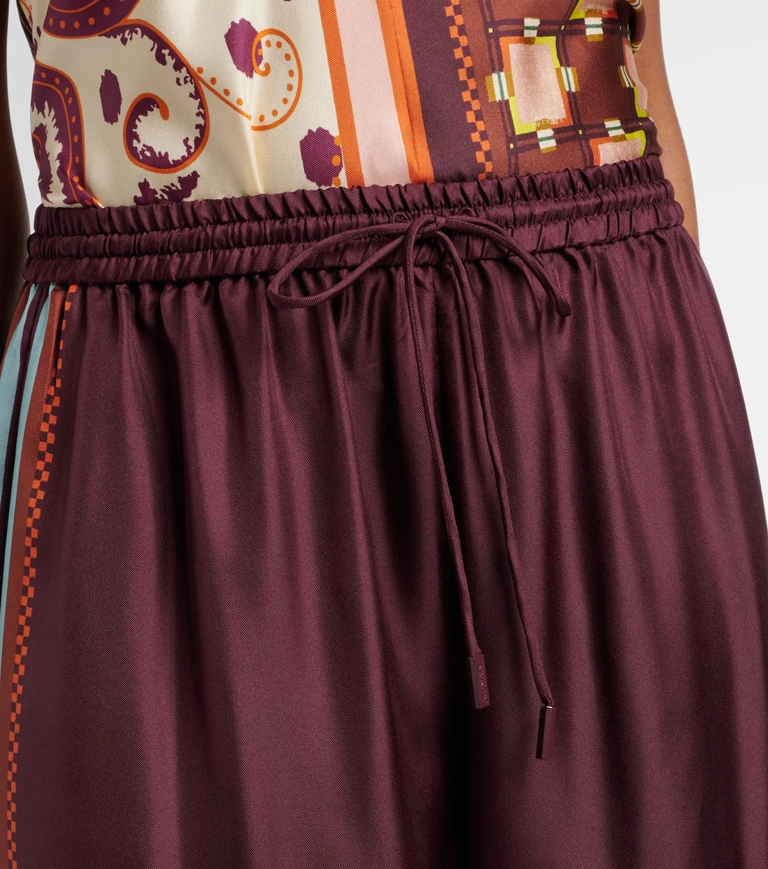 Alémais - Wilson silk twill wide-leg pants