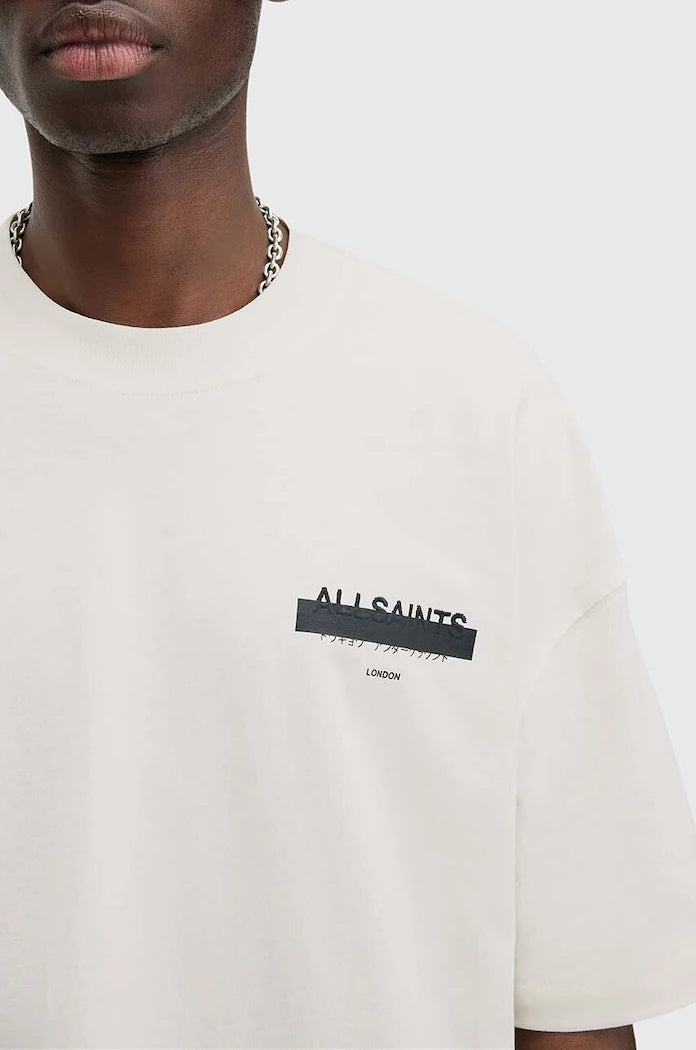 Памучна тениска AllSaints REDACT SS CREW