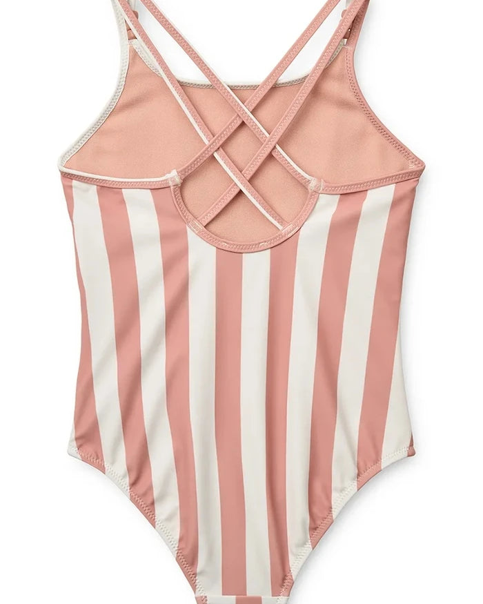 Liewood Çocuklar İçin Tulum Mayo Suna Stripe Swimsuit