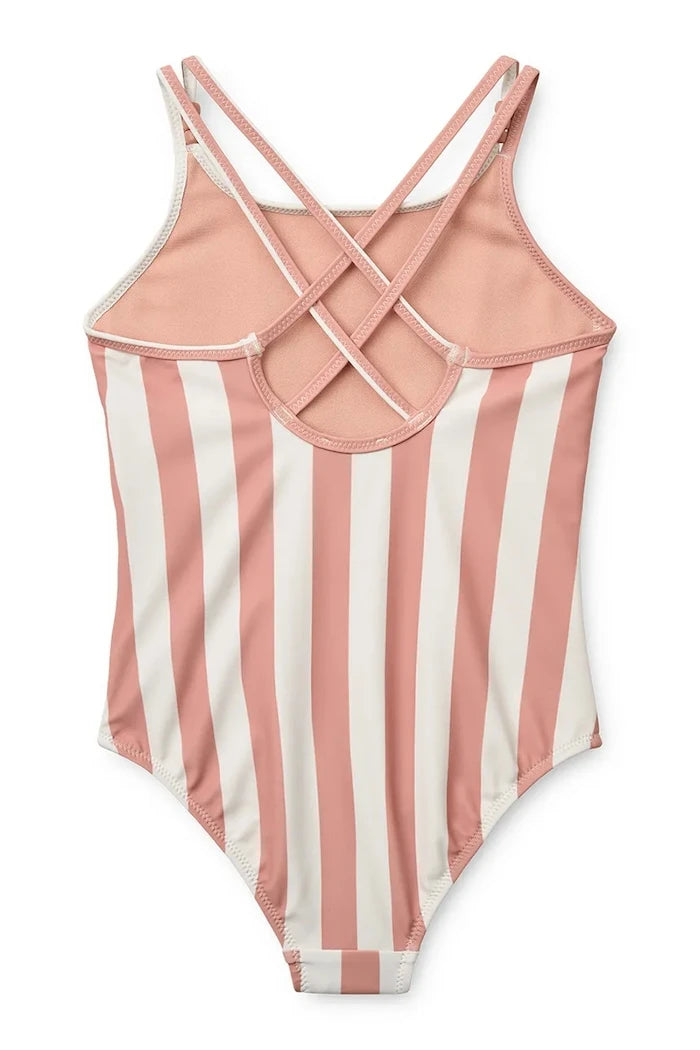 Liewood цял бански за деца Suna Stripe Swimsuit