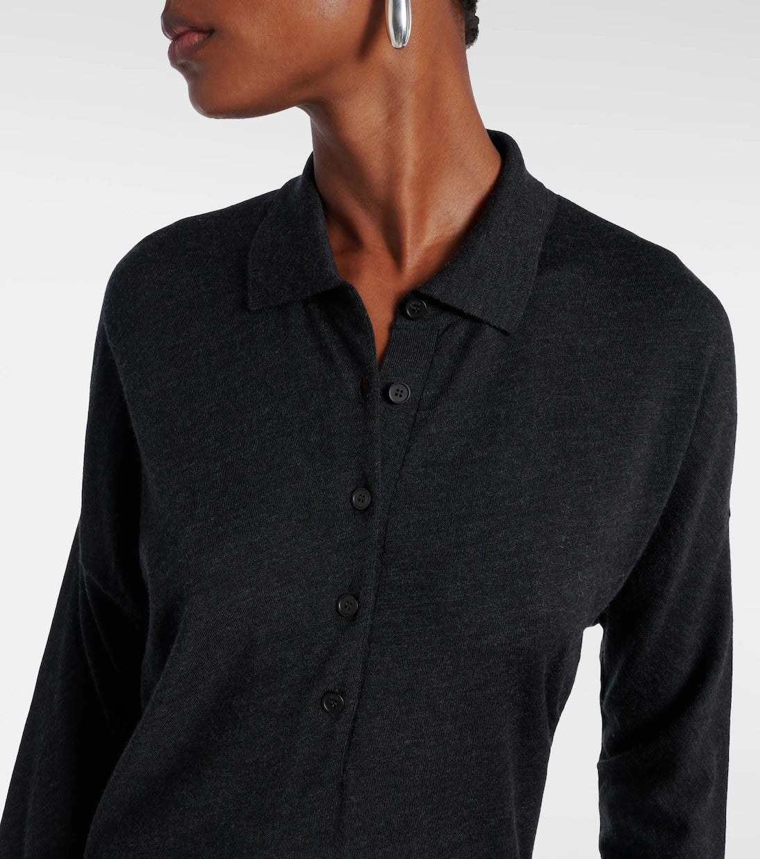 Tod's - Wool and silk polo dress
