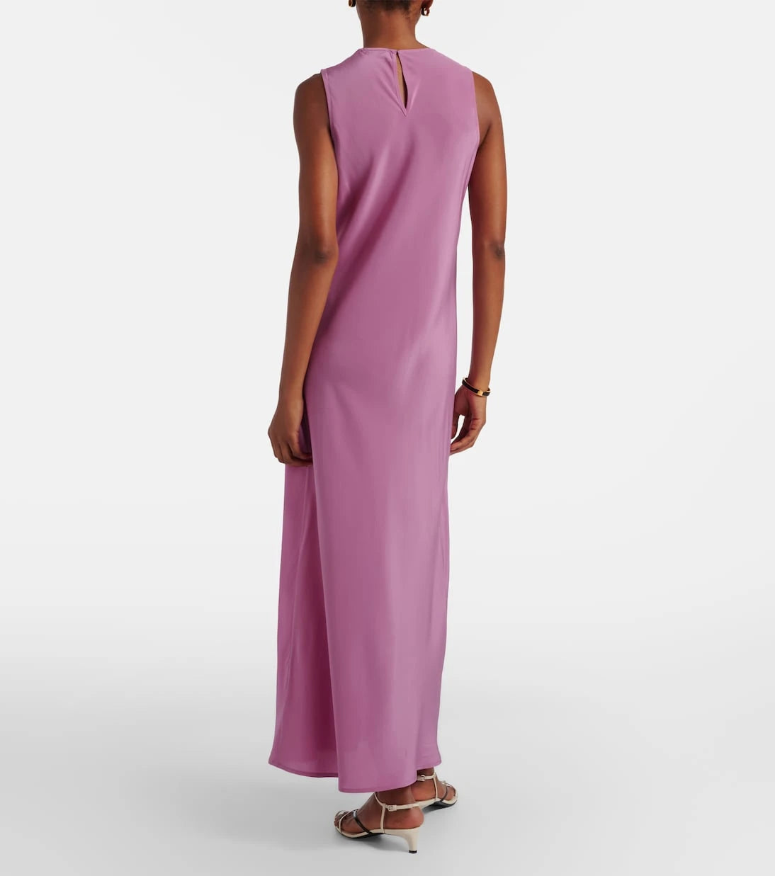 Asceno - Valencia silk crêpe maxi dress