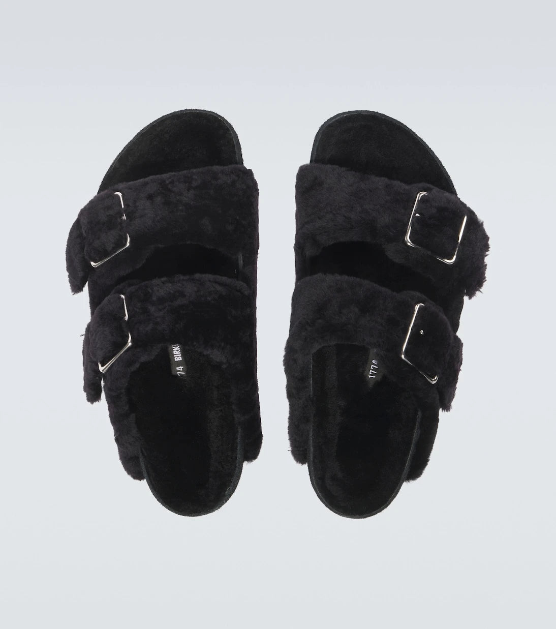 Birkenstock 1774 - Arizona 1774 shearling-lined suede sandals