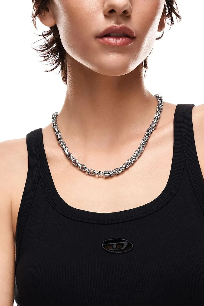 Diesel Erkek Paslanmaz Çelik Kolye Diesel Font