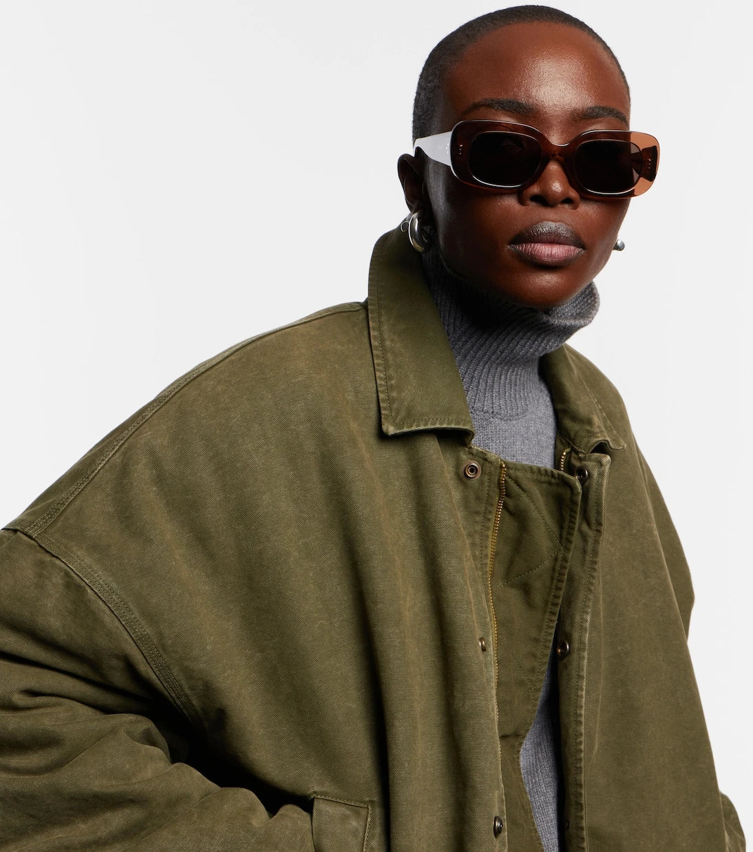Celine Eyewear - Bold 3 Dots rectangular sunglasses