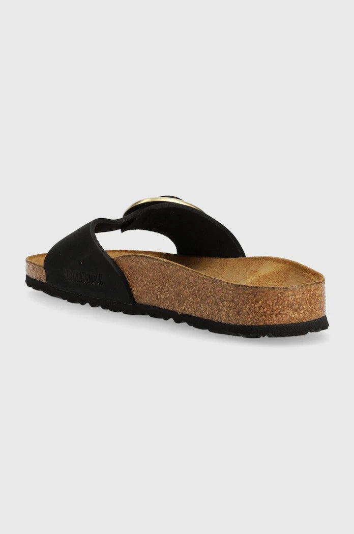 Чехли от набук Birkenstock Madrid Big Buckle