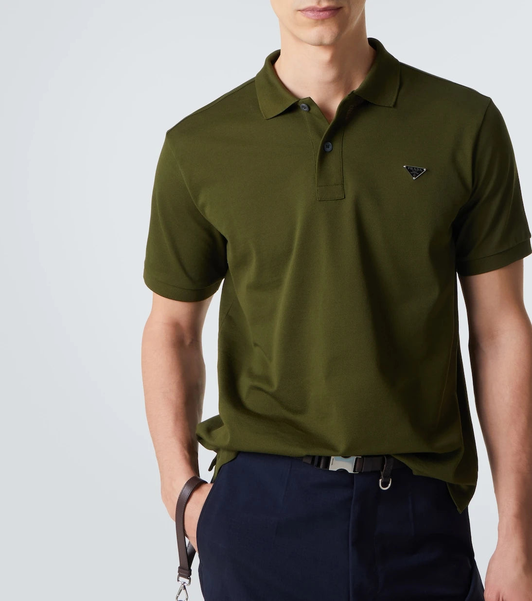 Prada - Pamuklu polo tişört