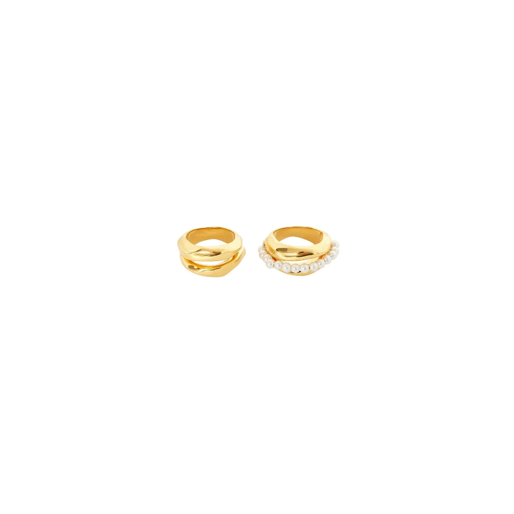 Misho - Bora Bora Layering Rings | Gold