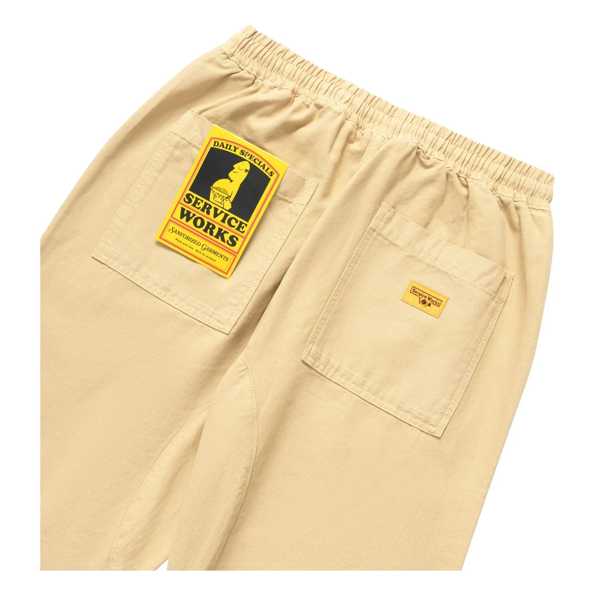 Service Works - Classic Canvas Chef Organic Cotton Pants | Beige