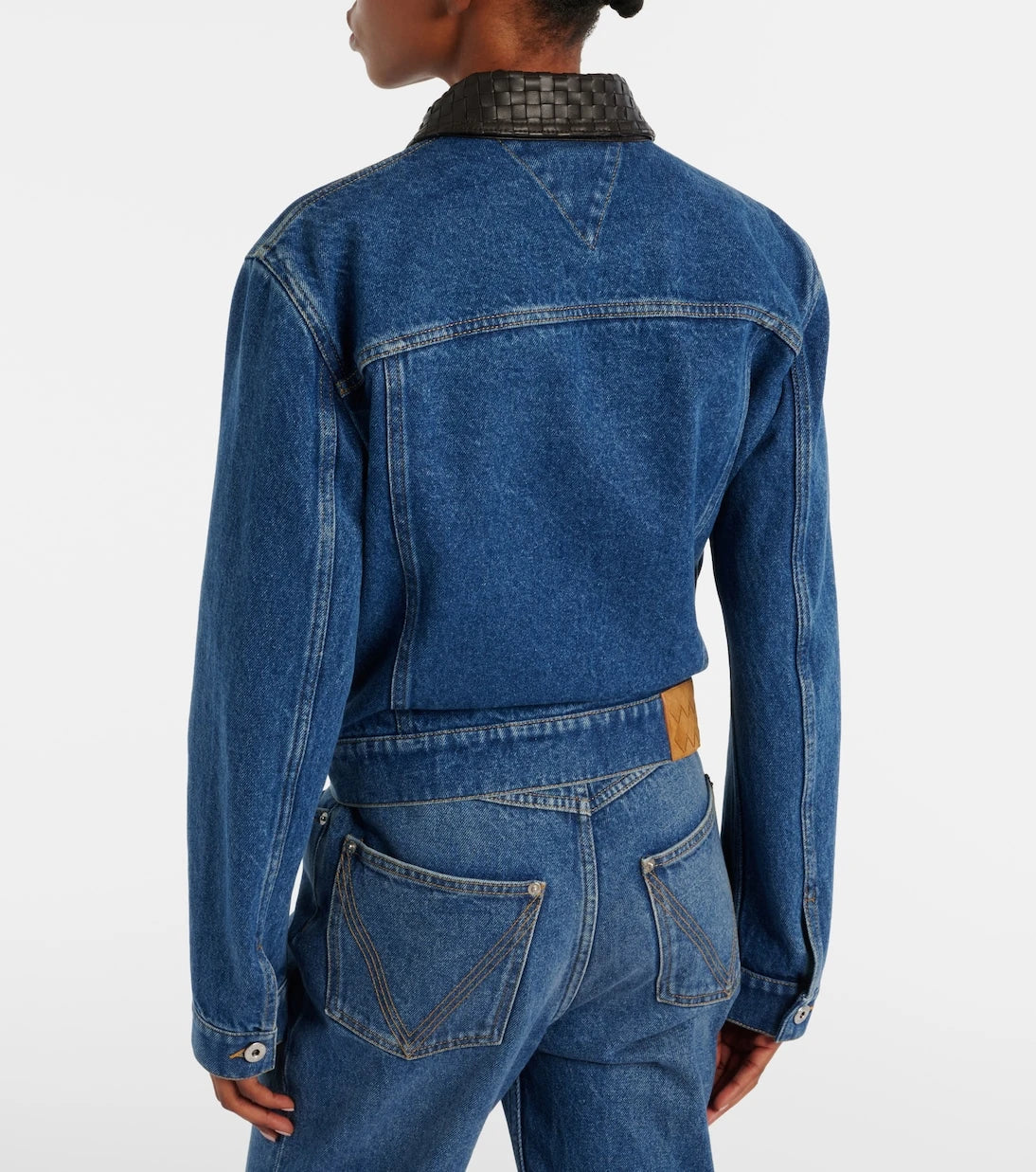 Bottega Veneta - Intrecciato denim jacket