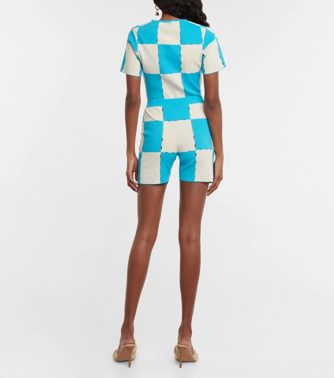 Jacquemus - Le Short Gelato checked shorts