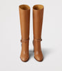 Gold Leather Donnely Knee-High Boots 90
