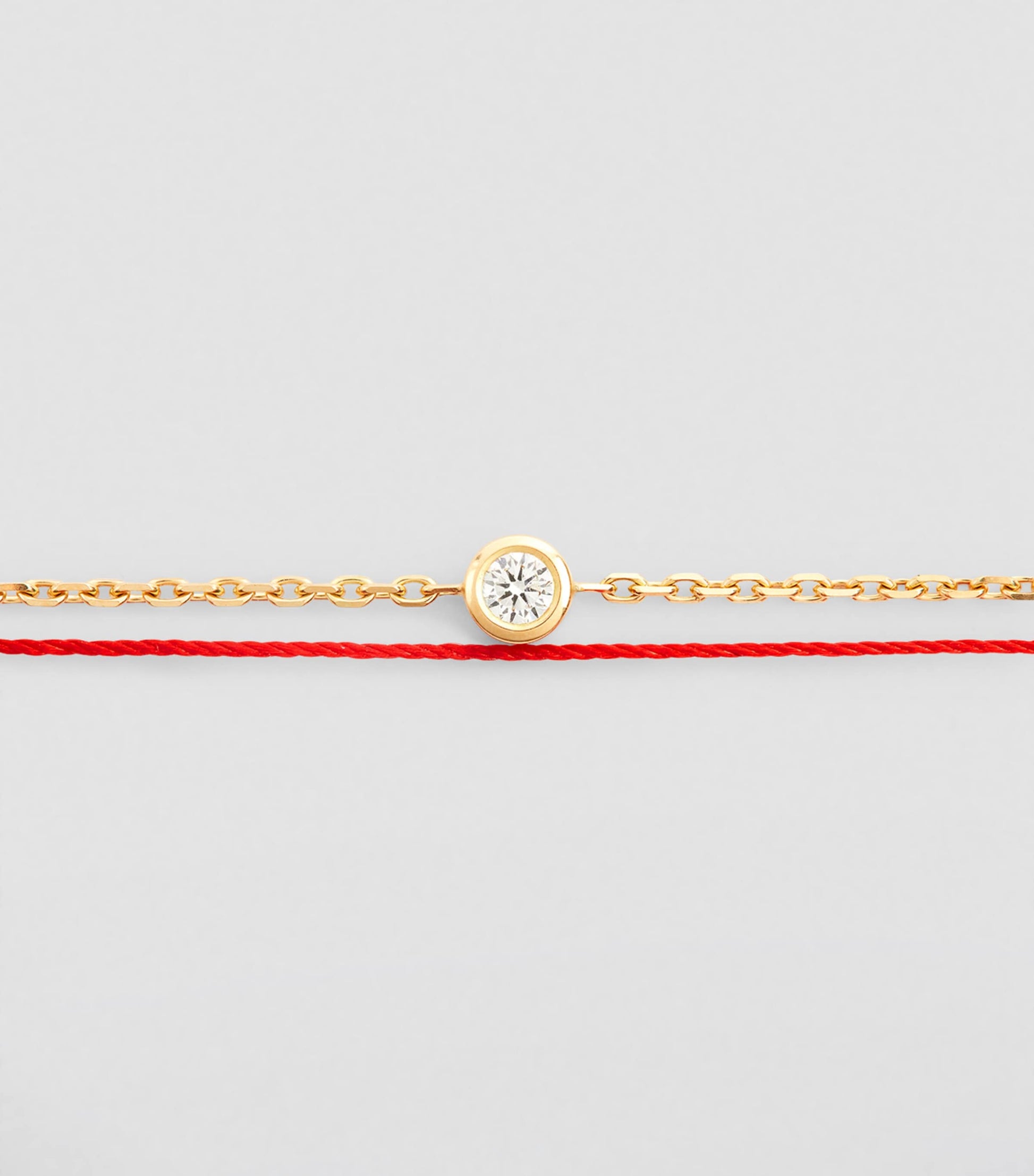 Yellow Gold and Diamond Pure Duo Bracelet