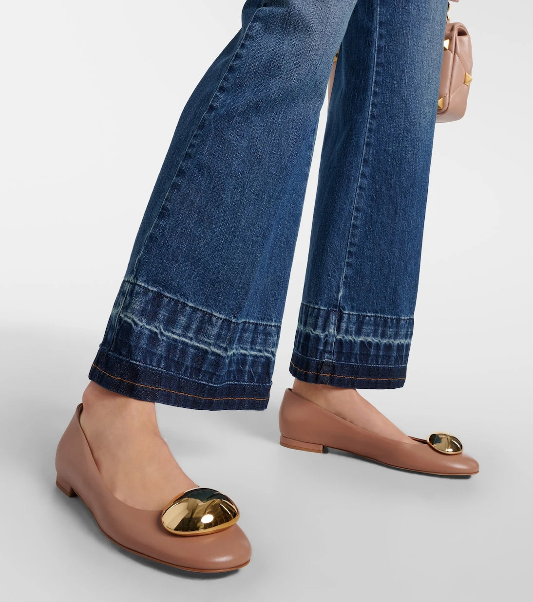 Gianvito Rossi - Sphera leather ballet flats