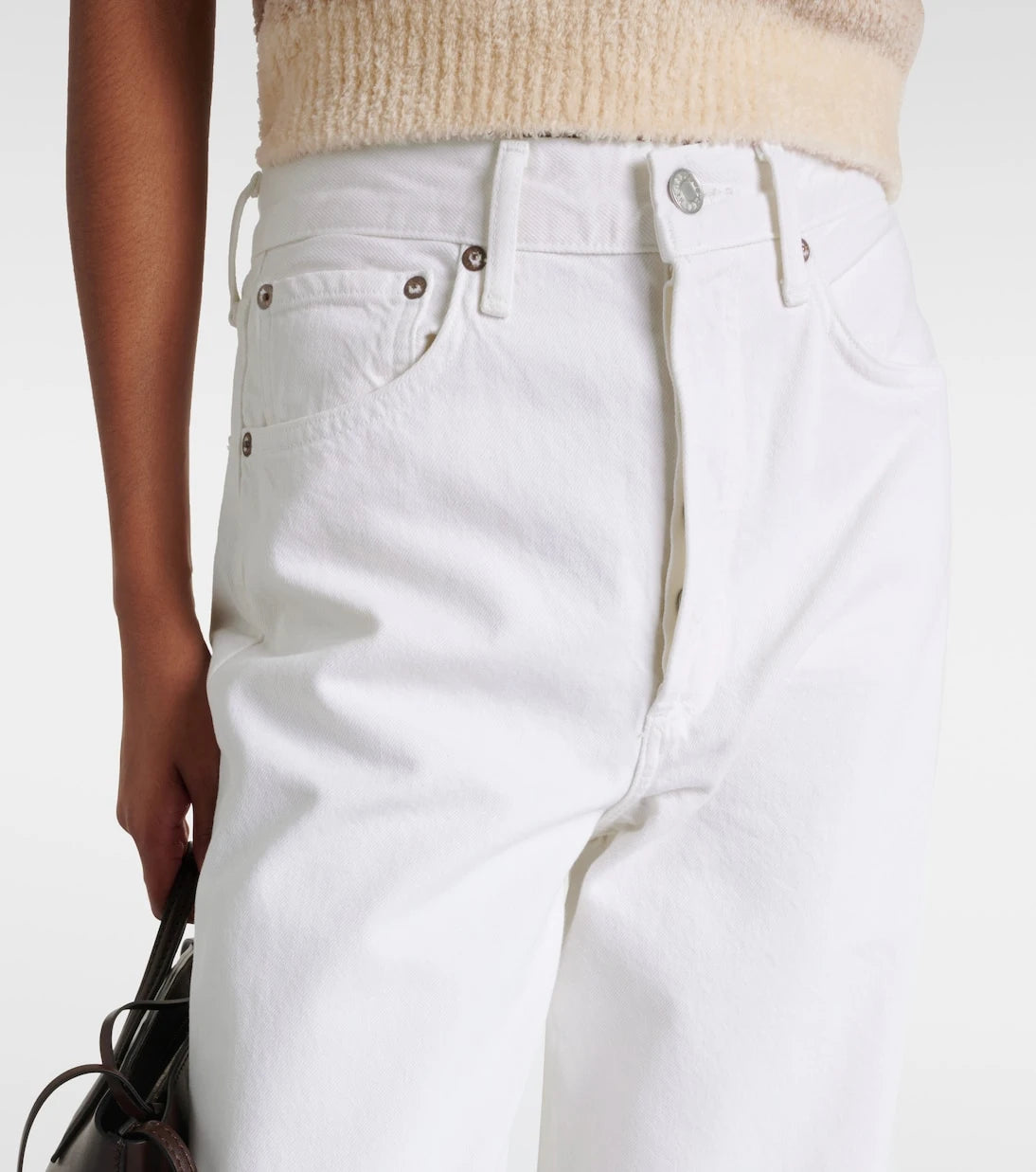 Agolde - Dame Jean high-rise wide-leg jeans