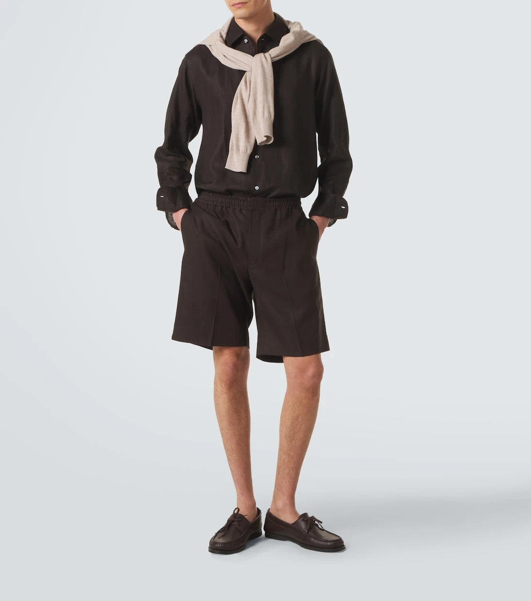 Zegna - Linen shorts