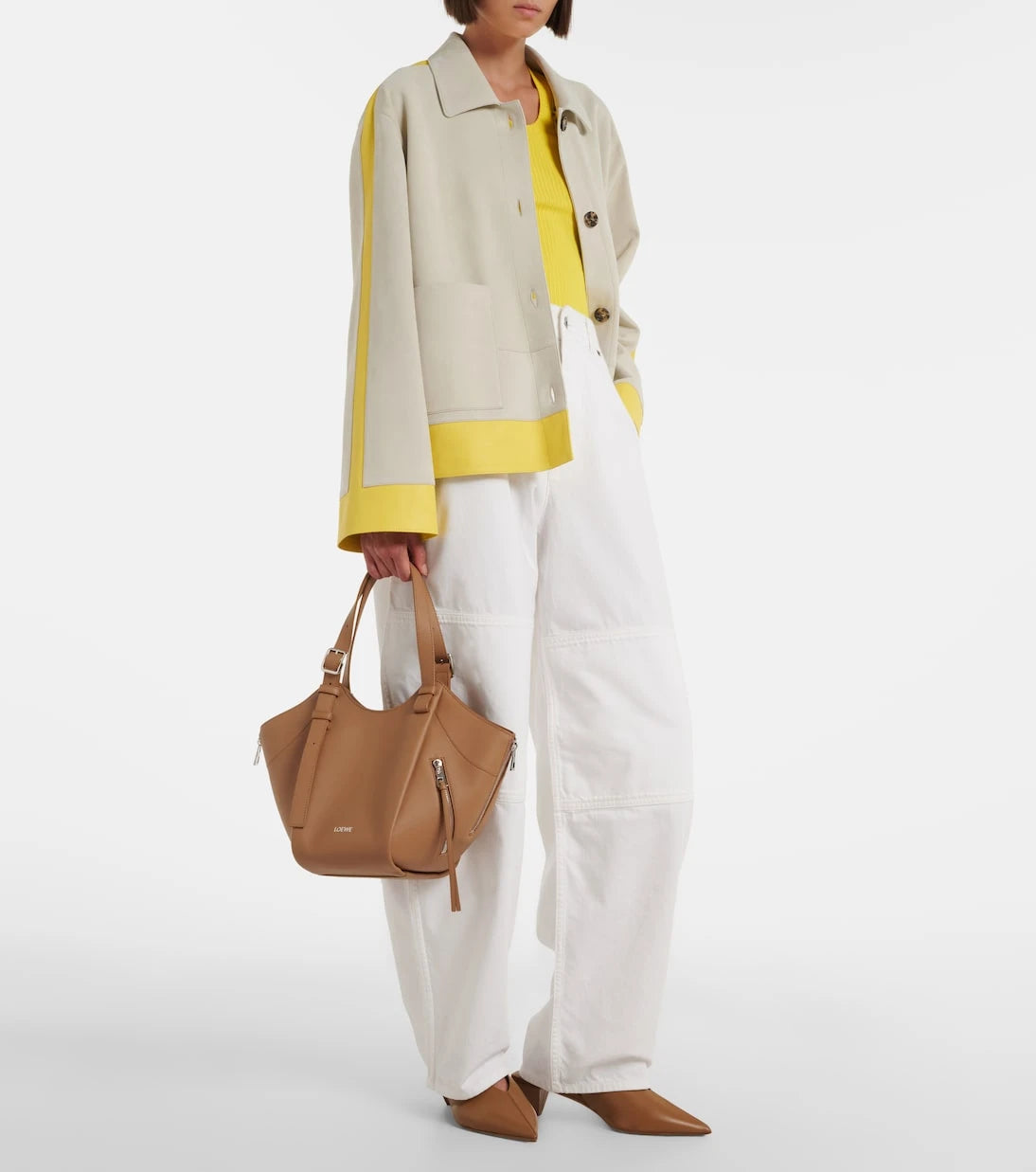 Loewe - Hammock Flip Medium leather top-handle bag