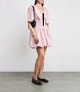 GANNI Pink Check Mini Dress