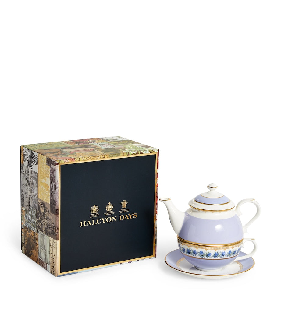 Shell Garden Floral Tea For One Set