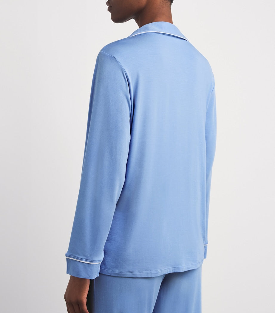 Eberjey Blue Stretch-Modal Gisele Pyjama Set