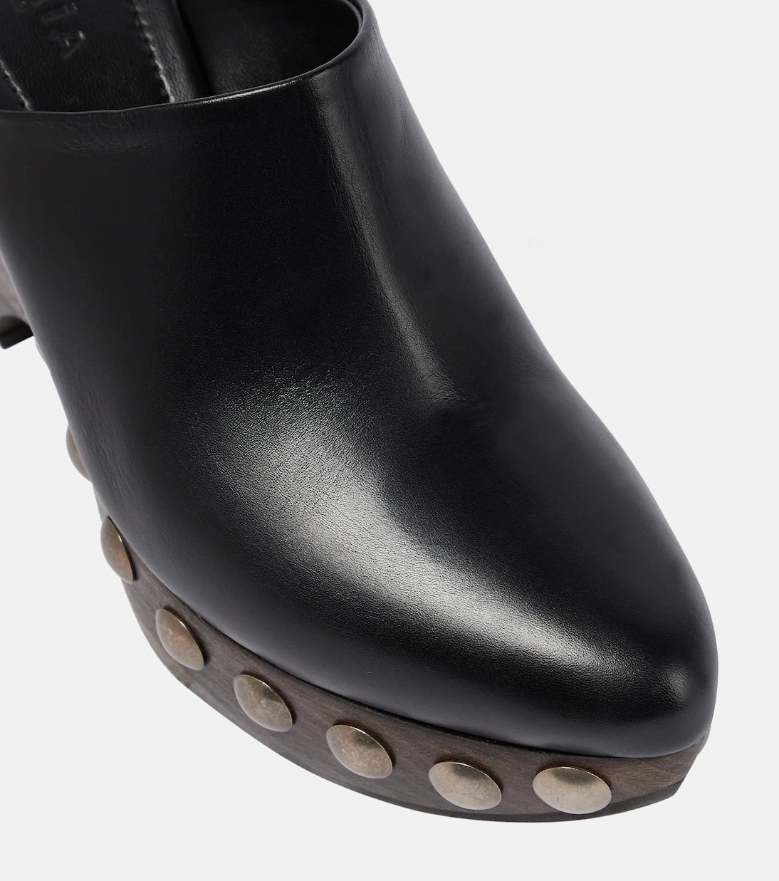 Alaïa - Le Sabot leather and wood pumps
