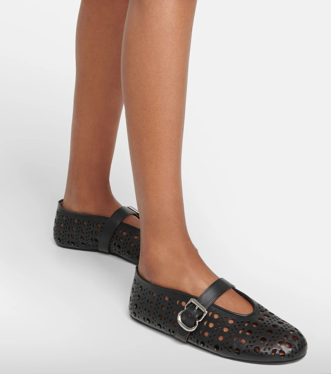 Alaïa - Vienne leather ballet flats