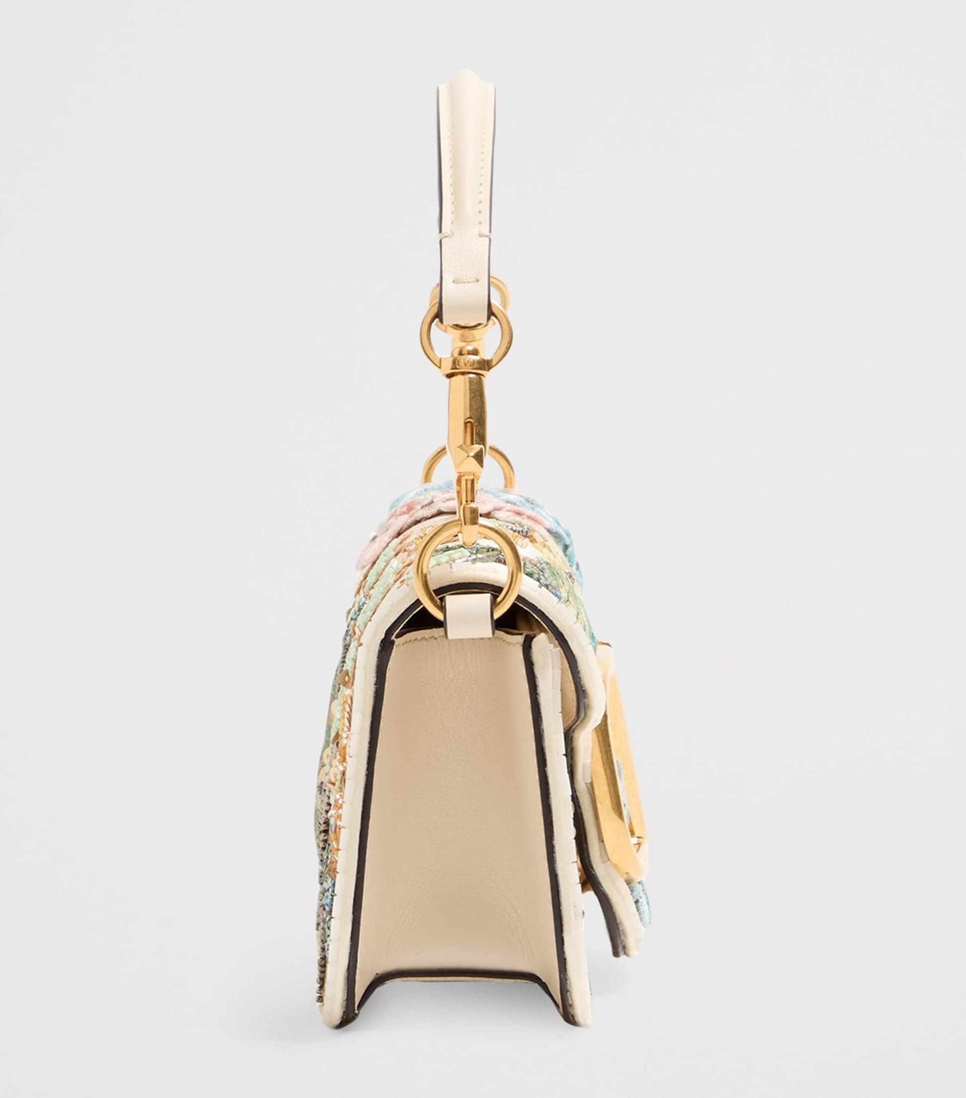 Valentino Garavani Multi Small Embellished Locò Shoulder Bag