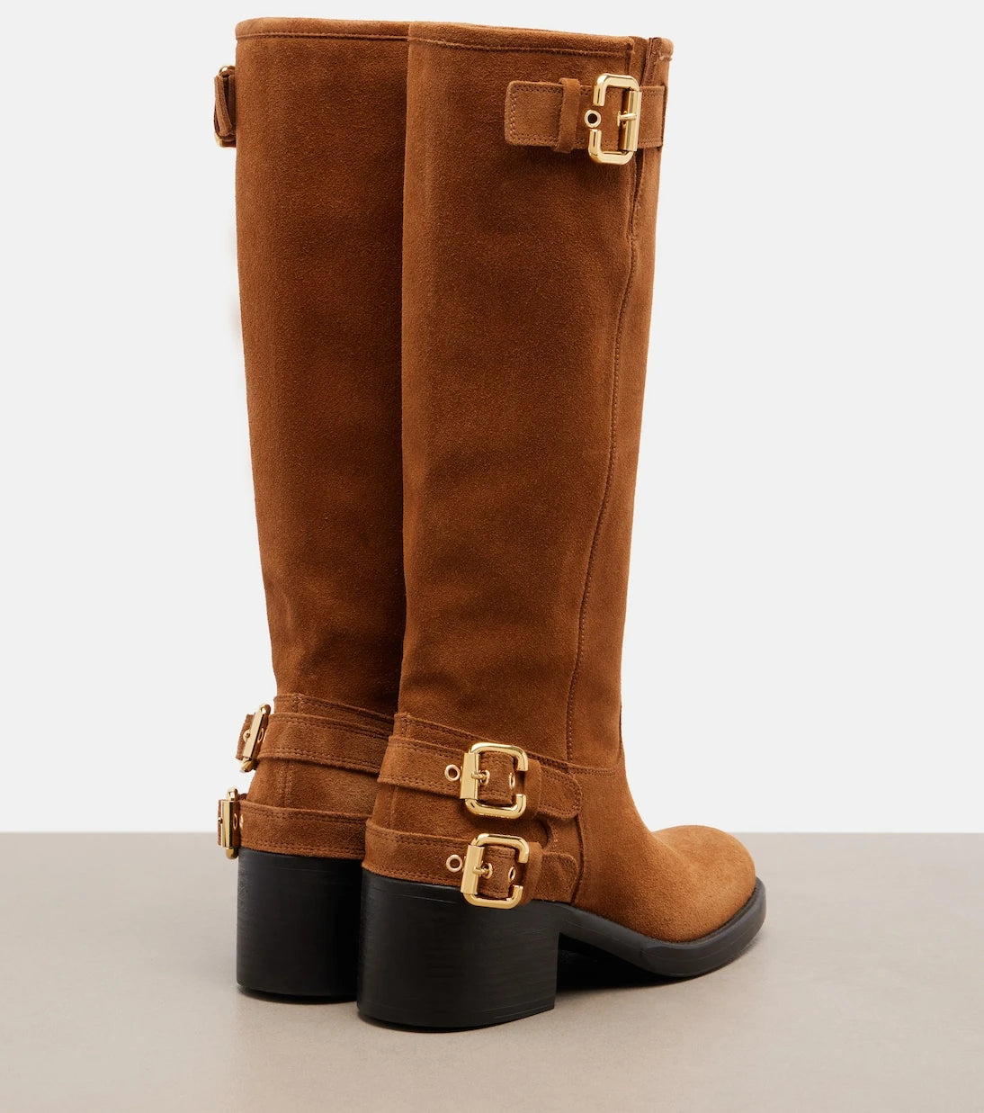 Chloé - Dakota suede biker boots