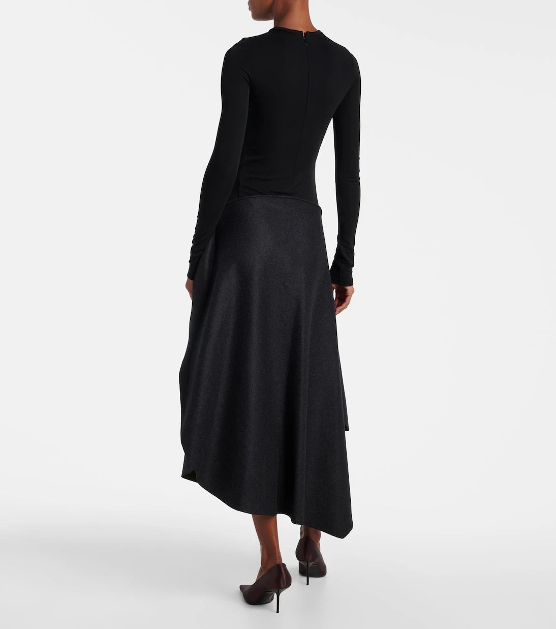 Victoria Beckham - Asymmetric midi dress