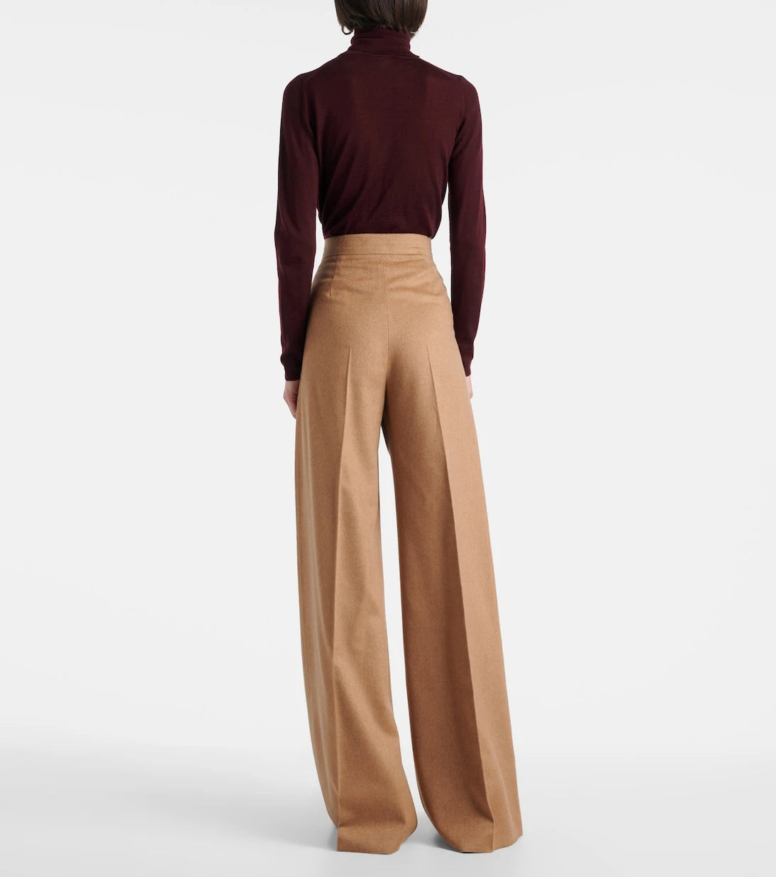 Max Mara - Ori pleated camel hair wide-leg pants