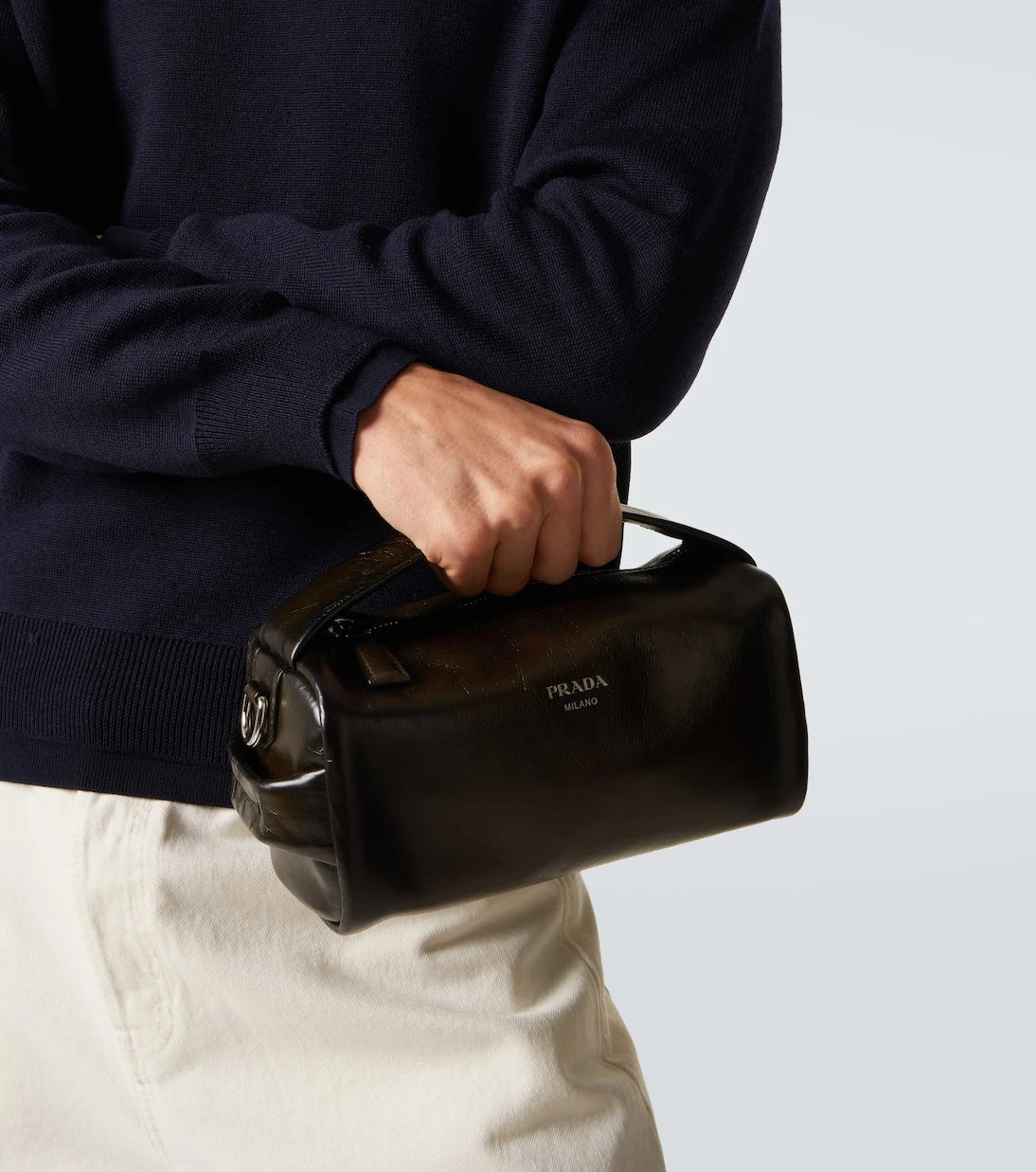 Prada - Leather tote bag