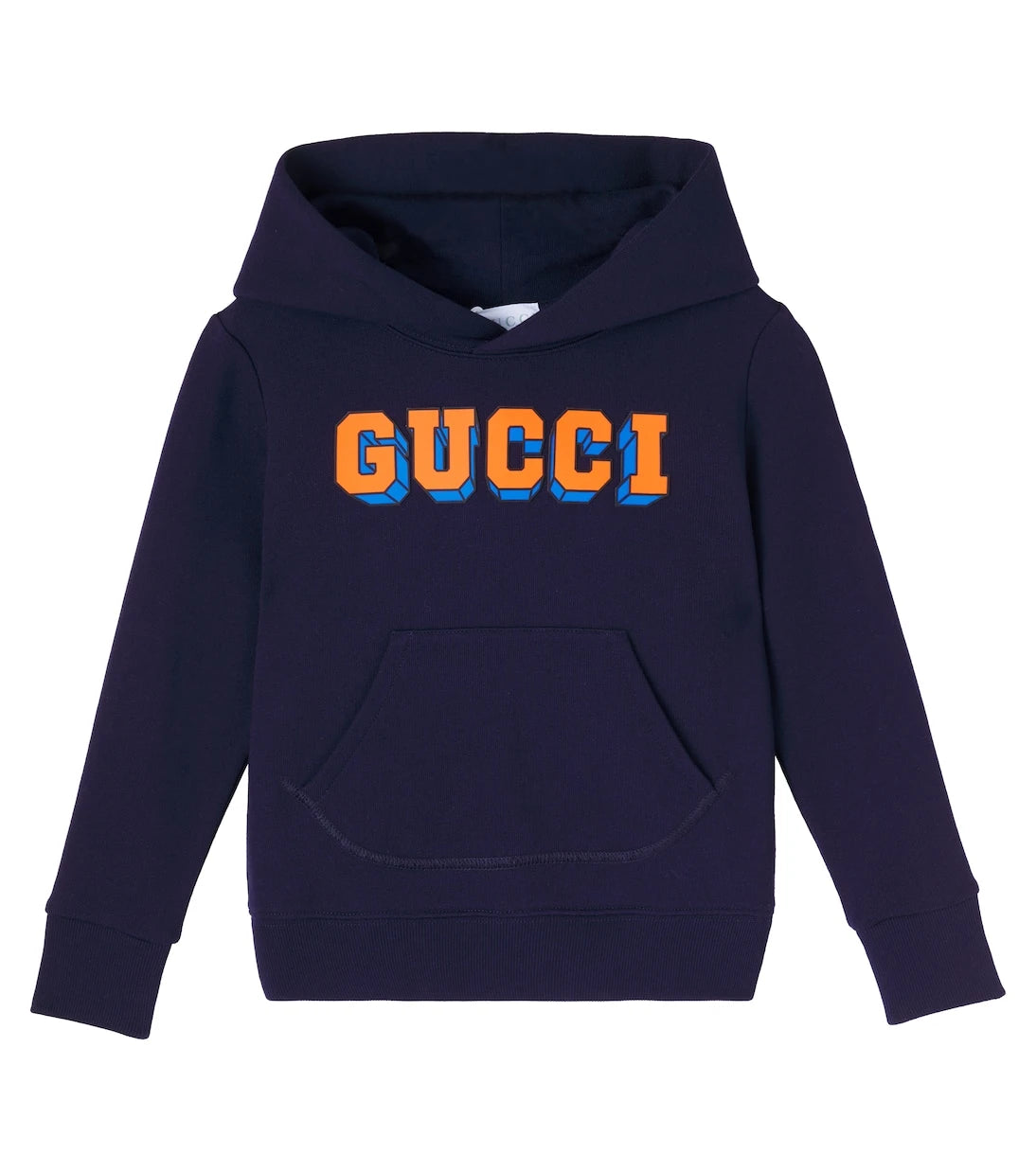Gucci Kids - هودي قطني بشعار العلامة
