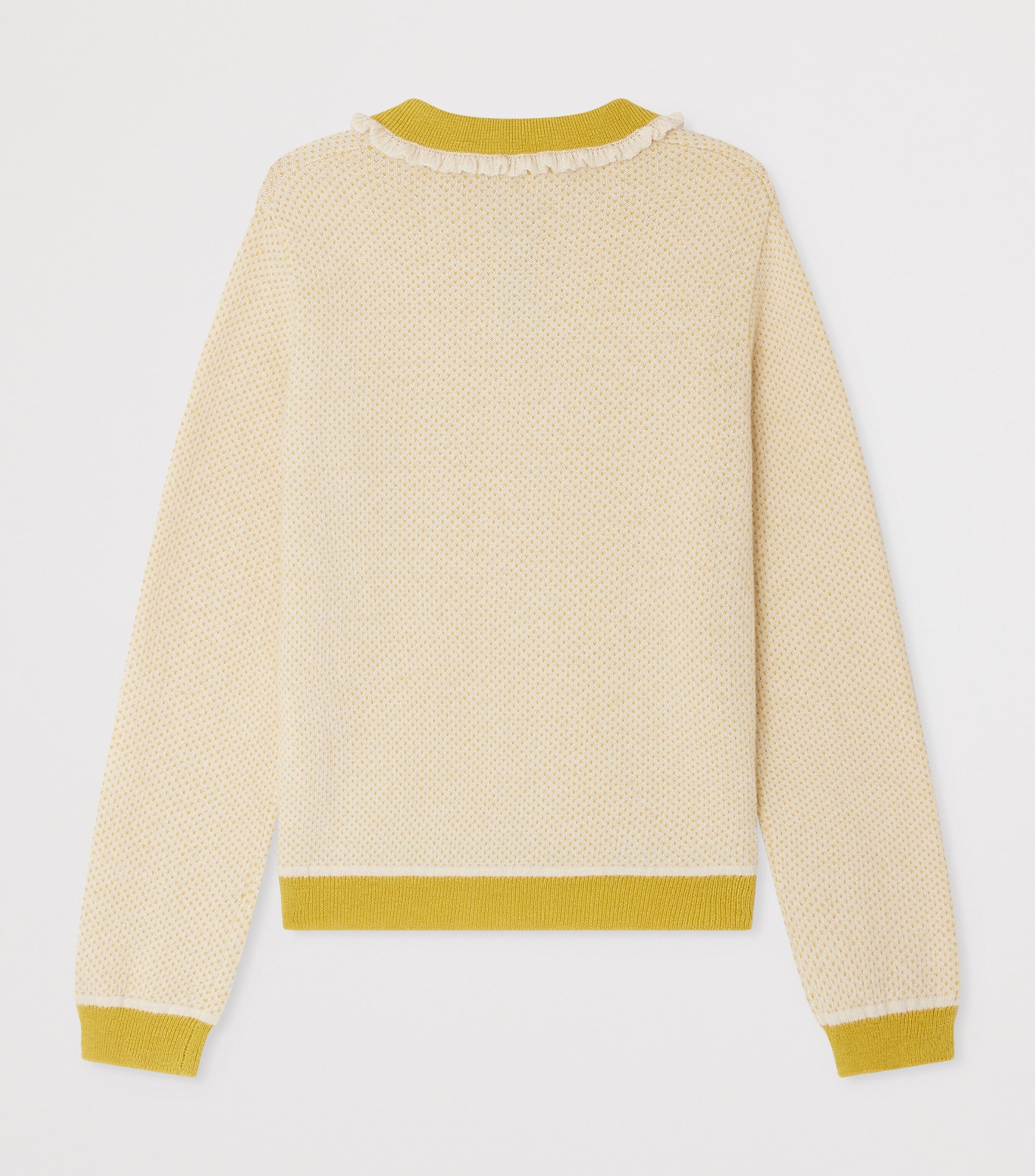 Bonpoint Wool-Cotton Polo Sweater (4-8 Years)