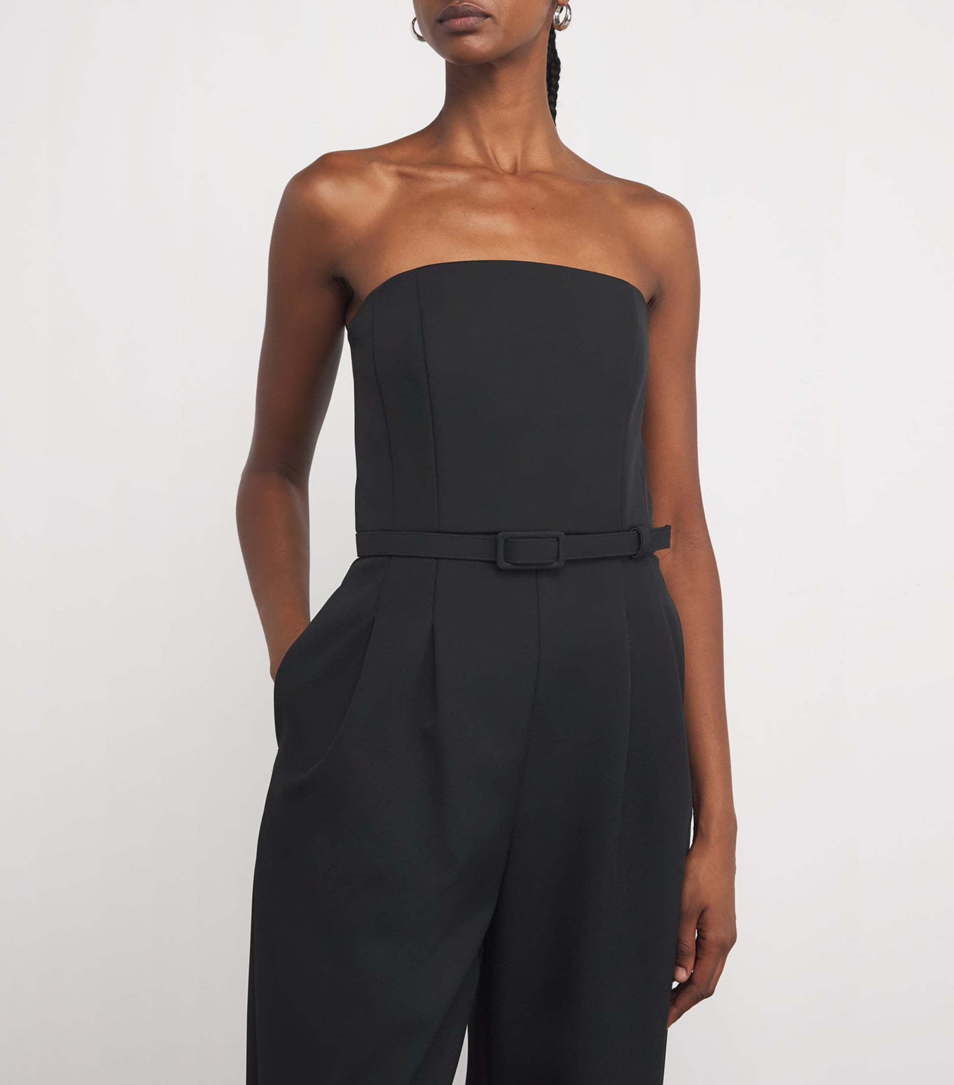 Black Off-The-Shoulder Jumpsuit