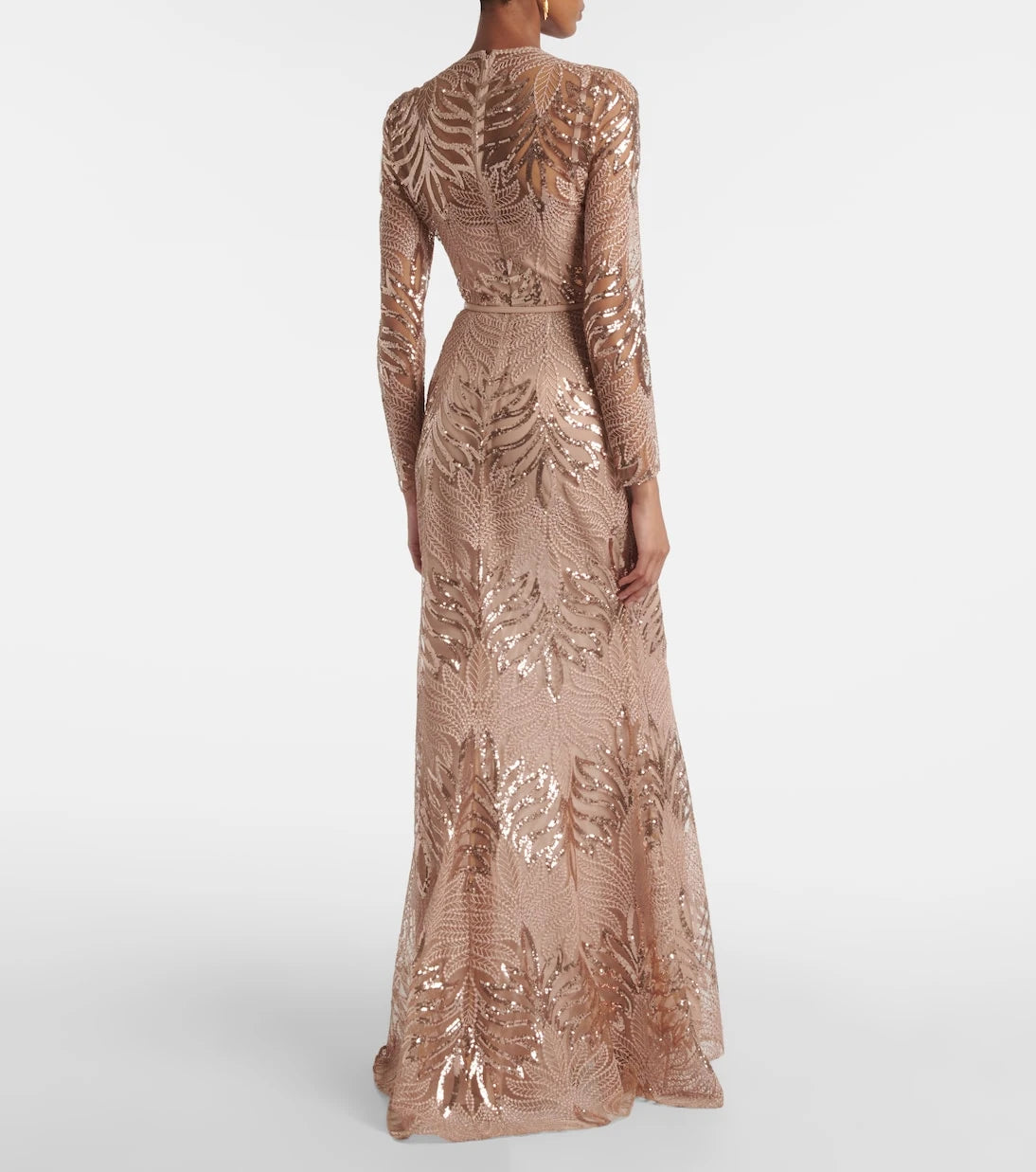 Elie Saab - Embroidered sequined tulle gown