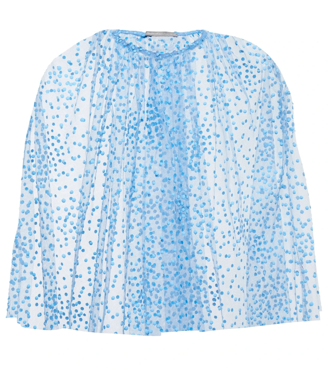 Monique Lhuillier - Dotted tulle cape