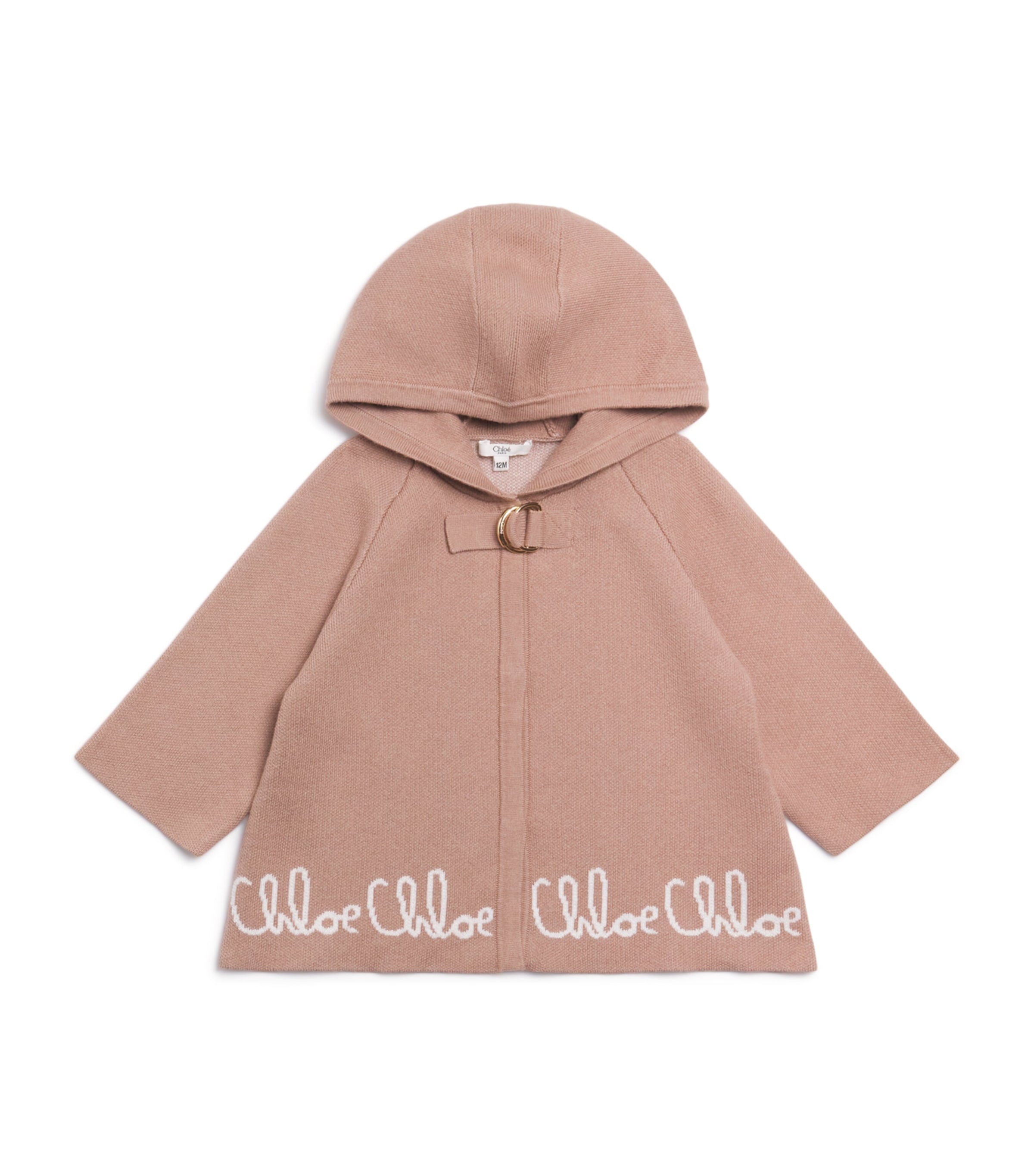 Chloé Kids Cotton-Cashmere Cape Coat (6-18 Months)