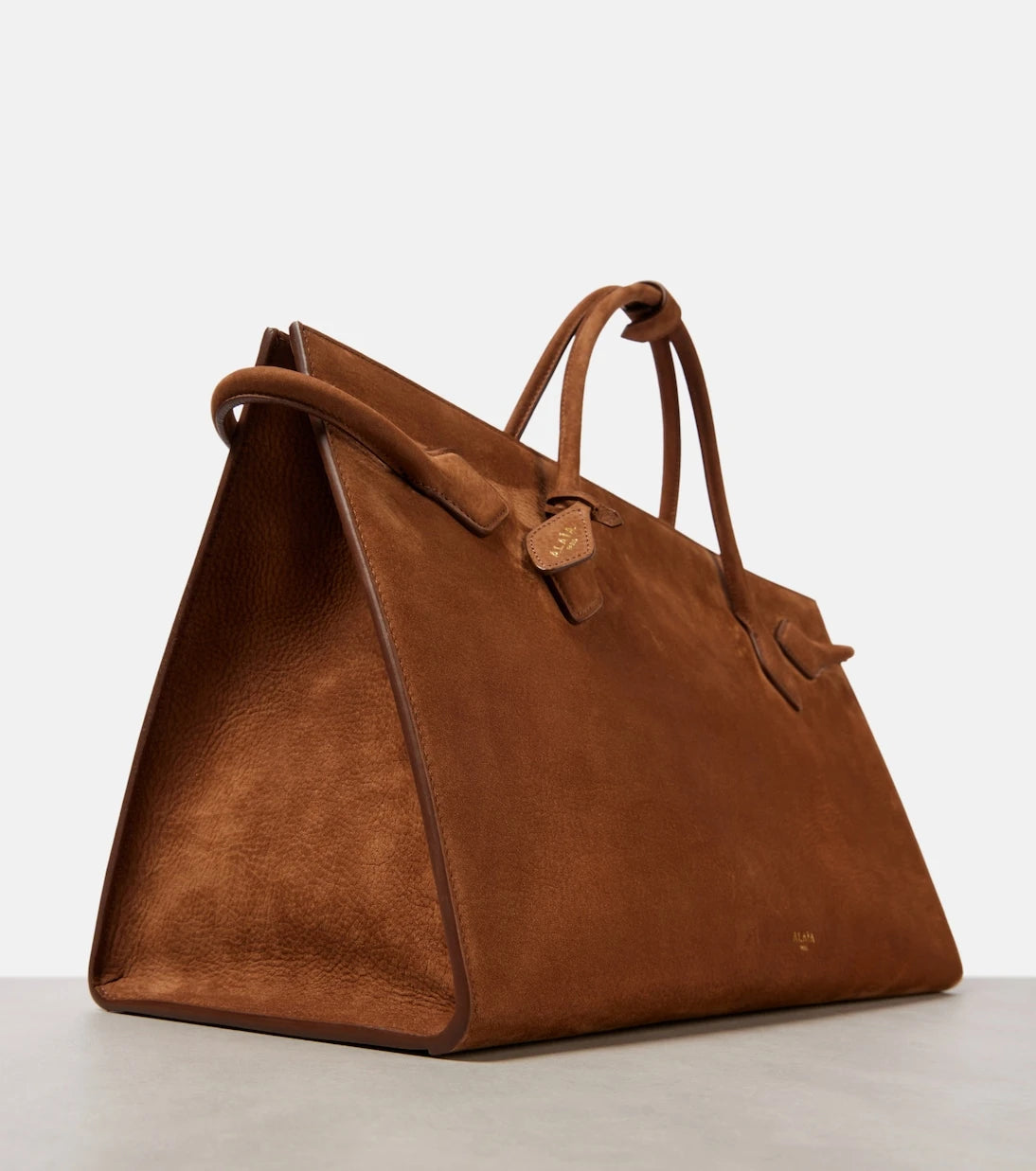 Alaïa - Le Teckel suede tote bag