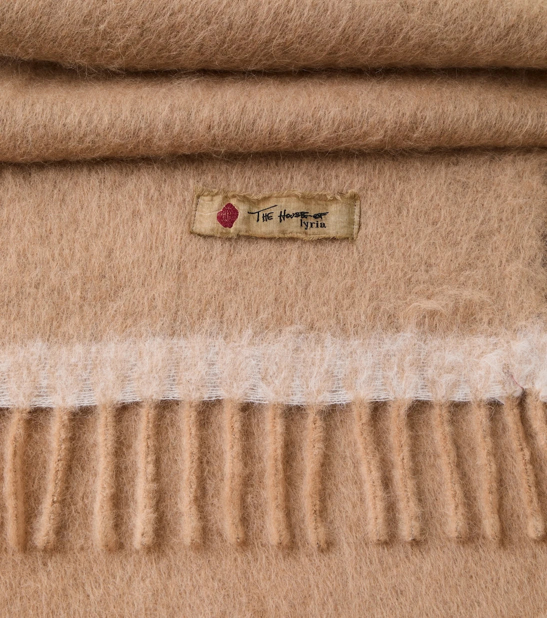 The House of Lyria - Amaranto alpaca wool-blend throw