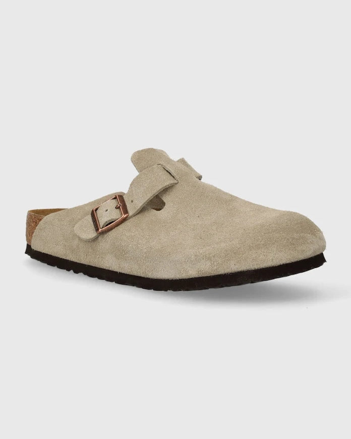 Велурени чехли Birkenstock Boston