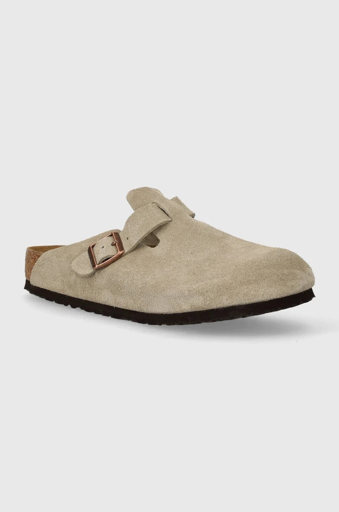 Велурени чехли Birkenstock Boston