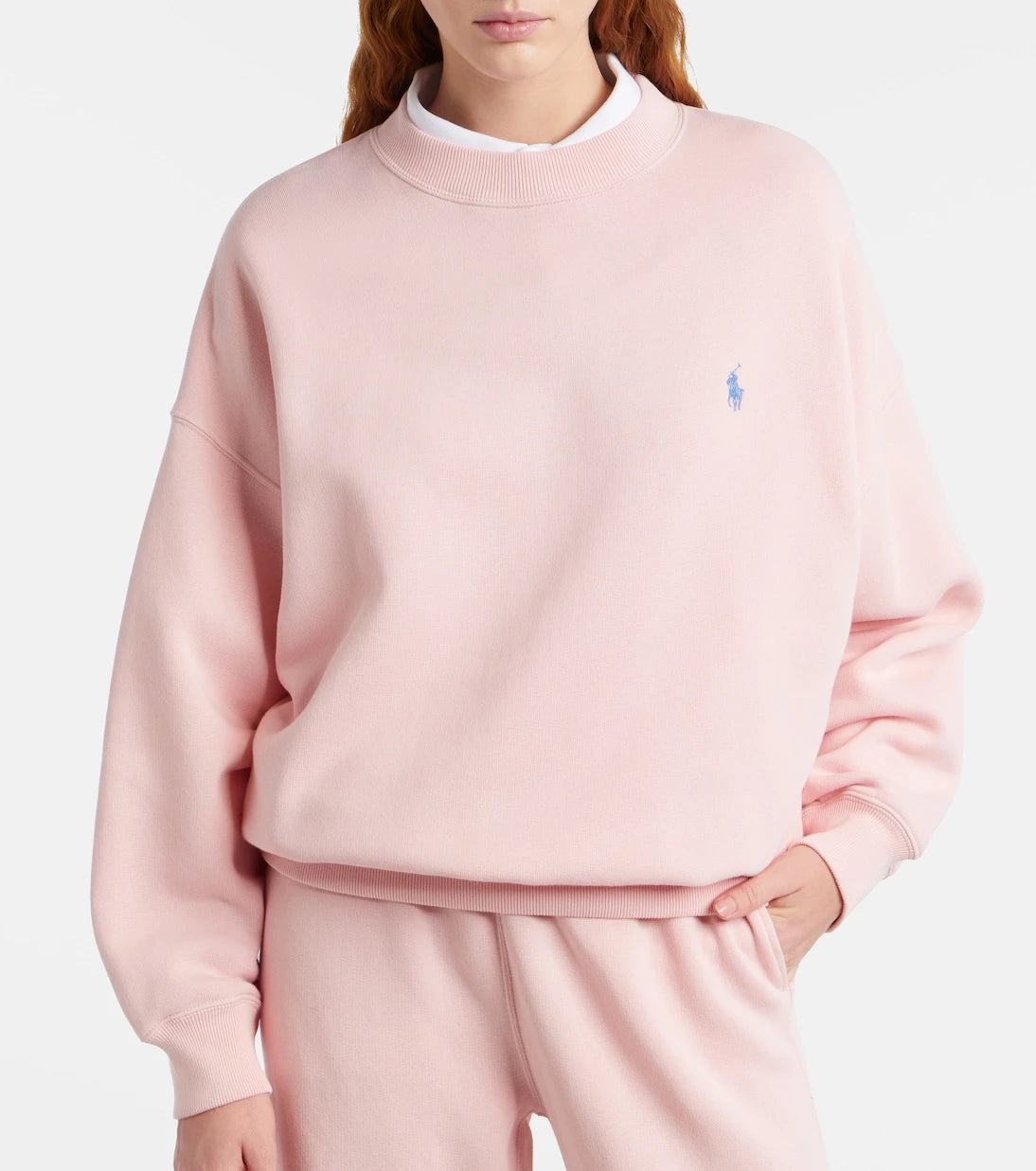 Polo Ralph Lauren - سويت شيرت من الصوف المخلوط بالقطن