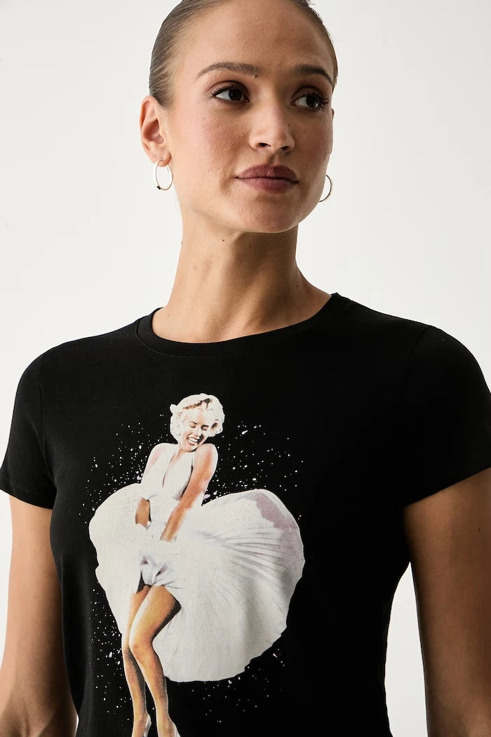 Guess тениска дамска от памук MARILYN MONROE