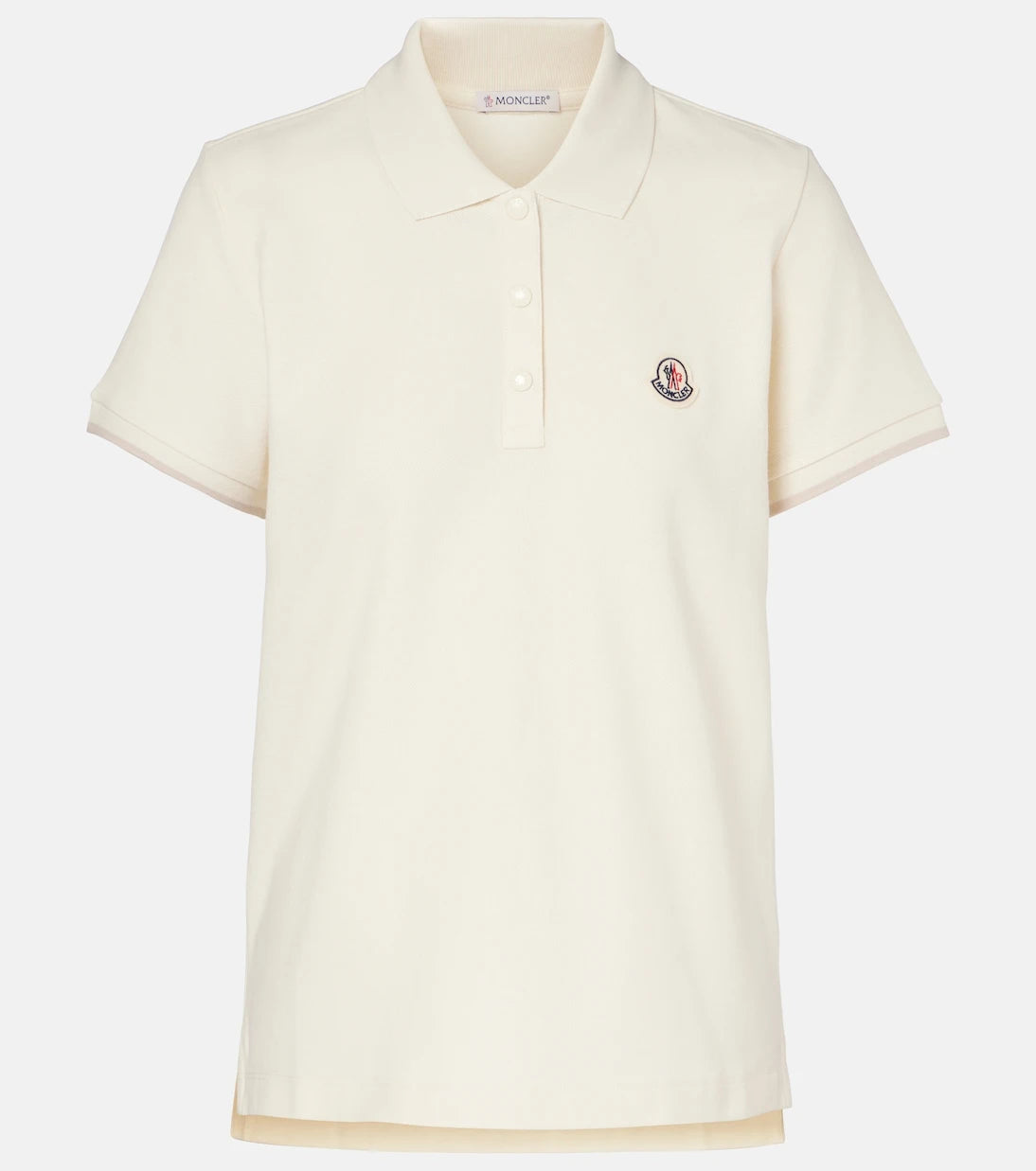 Moncler - Logo cotton piqué polo shirt