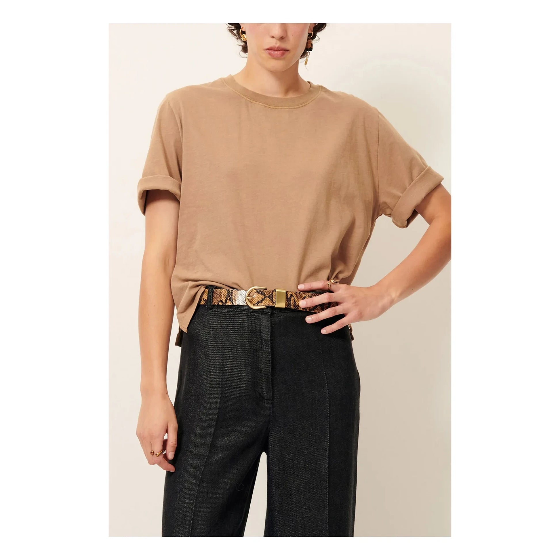 Sessùn - Sergio Cotton T-shirt | Beige