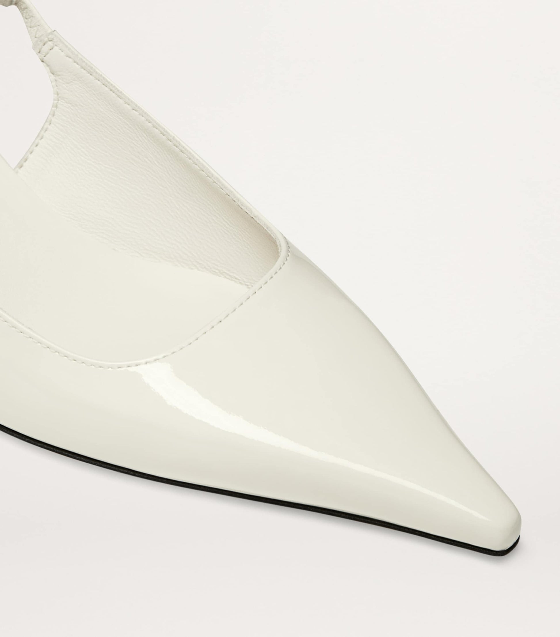 Amel 50 Leather Slingback Pumps LATTE