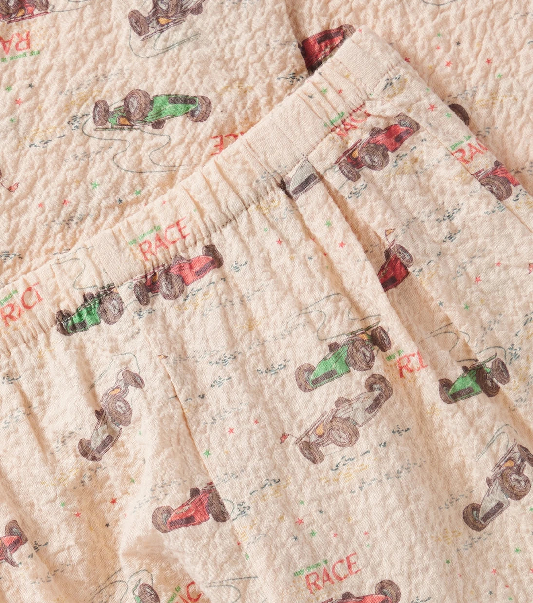 Konges Sløjd - Elliot printed cotton seersucker pants