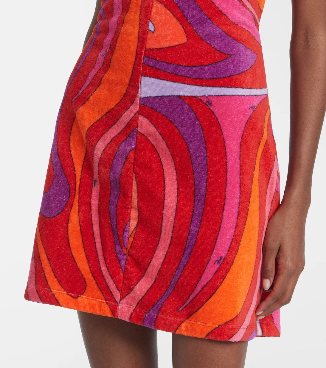 Pucci - Marmo embellished cotton terry minidress
